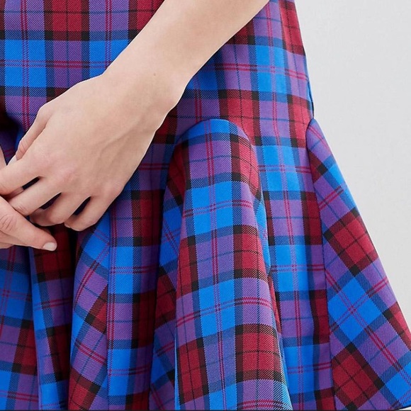ASOS tailored check mini skirt - Picture 3 of 5